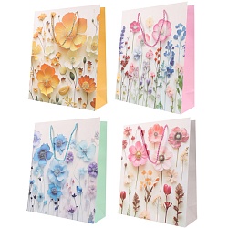 пакет подарочный 18*23*10см  "цветы"