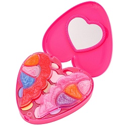 набор детской косметики "маленький ангел" (лак.помада, тени,блеск для губ ,аппликатор) в коробке