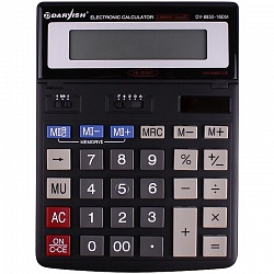 калькулятор настольный 16 pазр.  "darvish" двойное питание 200*150*27мм двойная память