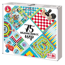 игра настольная "75 настольных игр"