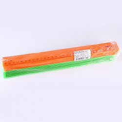 линейка  30см пластиковая neon ассорти стамм