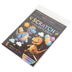 гравюра-раскраска динозавры