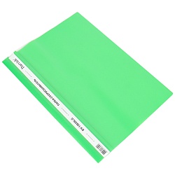 папка-скоросшиватель а4 салатовая 120/180мкм