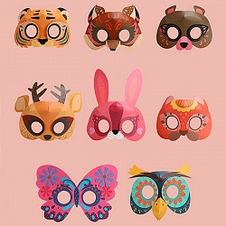 набор для творчества "маска 3d" животные