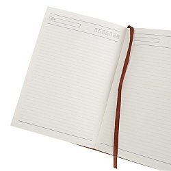 ежедневник а5 недатиров. 100л обложка кож.зам. на магнитной застёжке серый