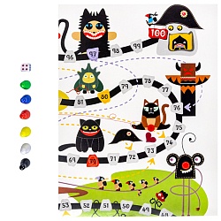 игра настольная ходилка "приключения монстрика" (европодвес)