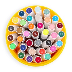 фломастеры 36цв  двухсторонние на водной основе