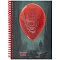 книжка записная  а5  96л "красный шарик" 7бц, спираль