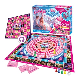 игра настольная 2в1 «love story + сердечные тайны»