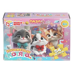 пазл   54 детали    пушистые котята