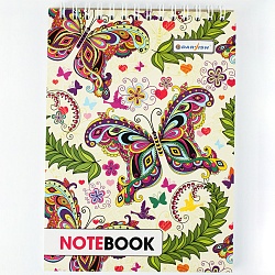 Блокнот 13*18см  48л "Яркое настроение" на гребне