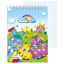 Блокнот 7*10см  60л  "Детские" на гребне плотность 55гр/м2