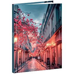 ежедневник недатированный  а5  80л "вечерние уличные огни" 7бц