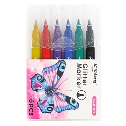 фломастеры  6цв  перламутровые