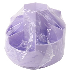 органайзер настольный пластиковый 7 отделений сиреневый