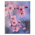 Тетрадь на кольцах  80л  "Нежная сакура"