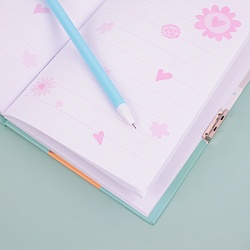 Блокнот A5  50л "Милые лапки" с ручкой гелевой синей               