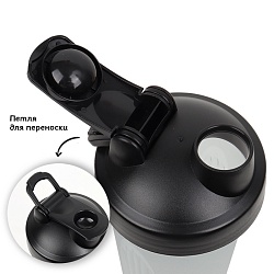 шейкер 600мл серый