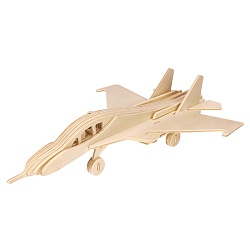 сборная модель из дерева самолёт