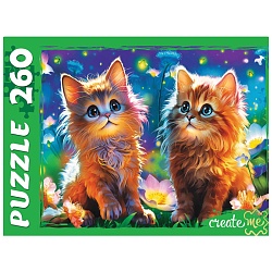 пазлы  260 элементов волшебные котята