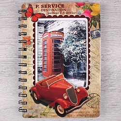 Блокнот  18,5*12см 60л на спирали с рисунком 3D "машинка"