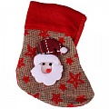 Рождественский носок для подарков h-18см