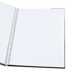 книжка записная  а4 100л "чёрно-белые грани" 7бц гребень