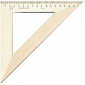 Треугольник 18см 45° деревянный