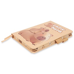 Блокнот 11*16см 80л "Капибара" в клетку