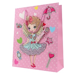 пакет подарочный 18*23*10см  "принцесса"