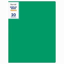 папка  20 файлов 500мкм зеленая