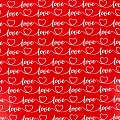 Бумага упаковочная Love