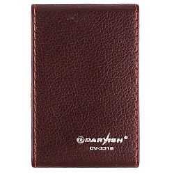 визитница  "darvish" корпус металл+кожзам