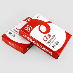 бумага а4 500л  альфа  80г/м2,  белизна 97%