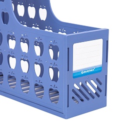 лоток вертикальный 1 отделение сборный синий