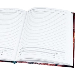 ежедневник недатированный  а5  80л "вечерние уличные огни" 7бц