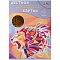 картон цветной фольгинированный голограф.  а4 5л. 5цв. "лев"
