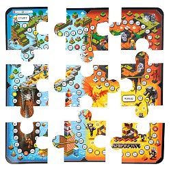 игра настольная "кубикрафт пиксельное приключение 10 в 1"