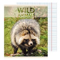 Тетрадь  96л кл. "Wild animals" обл. мел. картон выбор. лак