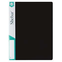 папка с зажимом и карманом а4 чёрная