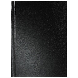 ежедневник недатированный  а6  96л. чёрный  бумвинил