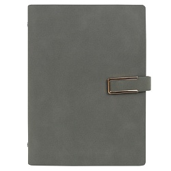 ежедневник а5 недатиров. 100л обложка кож.зам. на кольцах с магнитной застёжкой