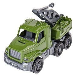 машинка эвакуатор "добрыня" военный 20см