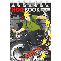 Блокнот  7*10см  60л  "Мальчикам" на гребне