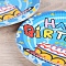 тарелка бумажная "happy birthday" 20шт.(d-18см*10шт+d-23см*10см) в наборе (6 видов)