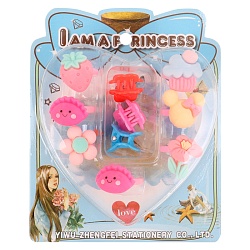 игровой набор "колечки + крабики"  10 шт