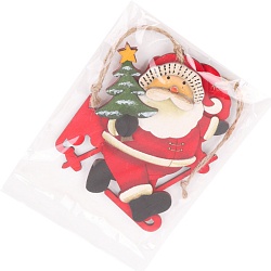 подвески новогодние в наборе 2шт. санта