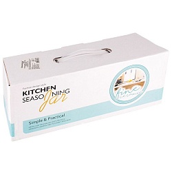 банки для сыпучих продуктов в наборе 3 шт. клубничка