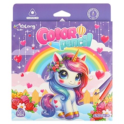 карандаши 24цв трехгранный корпус