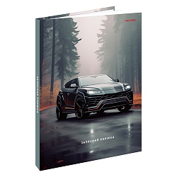 книжка записная  а5  80л "чёрный автомобиль - 5" 7бц